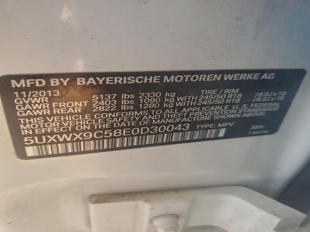 2014 BMW X3 XDRIVE28I photo 25