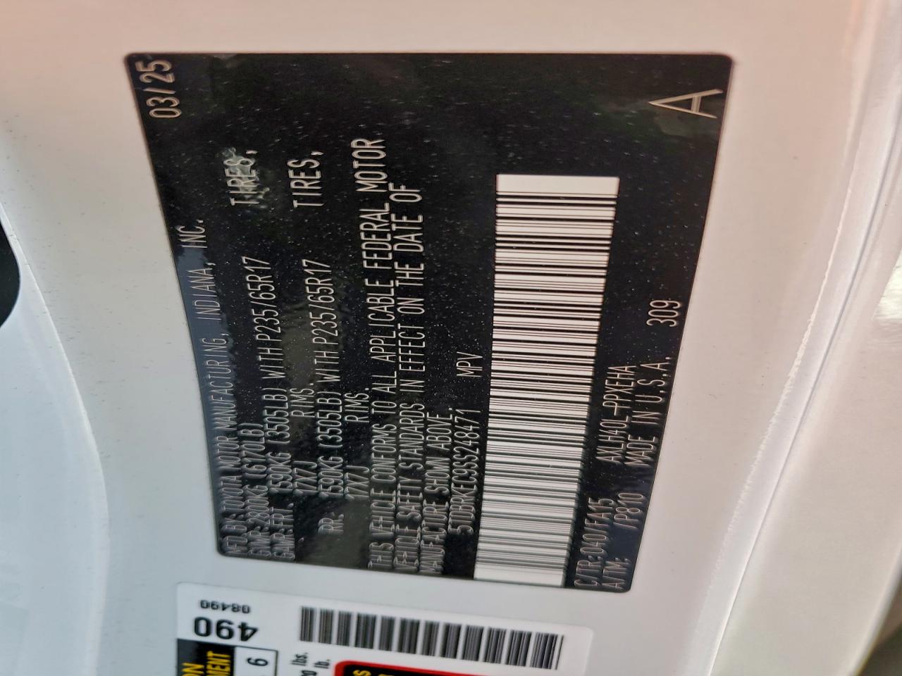 2025 TOYOTA SIENNA LE 8-PASSENGER photo 25