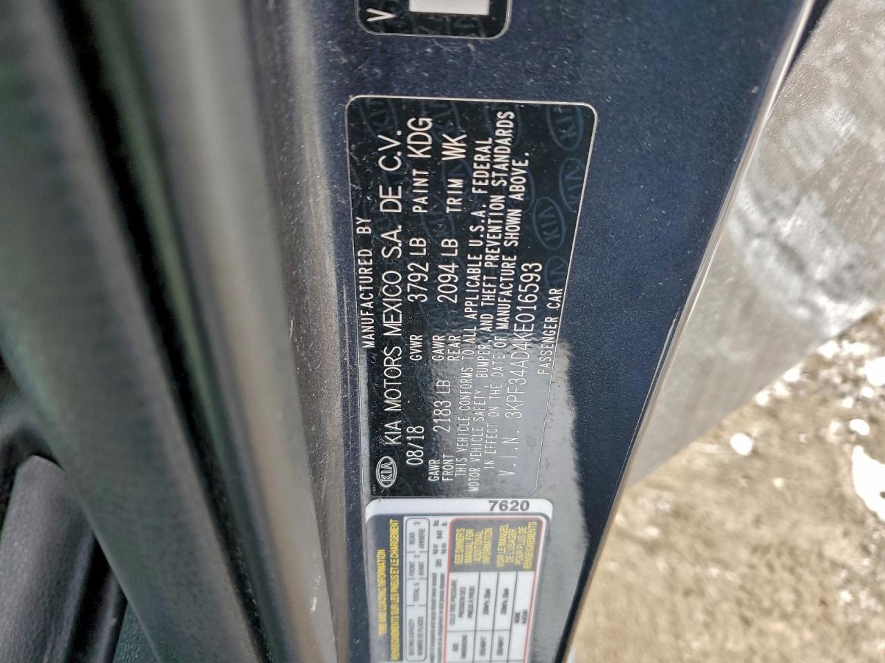 2019 KIA FORTE GT LINE photo 23