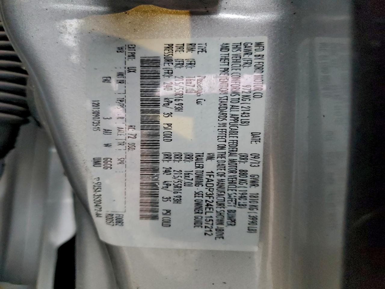 2014 FORD FOCUS SE photo 34
