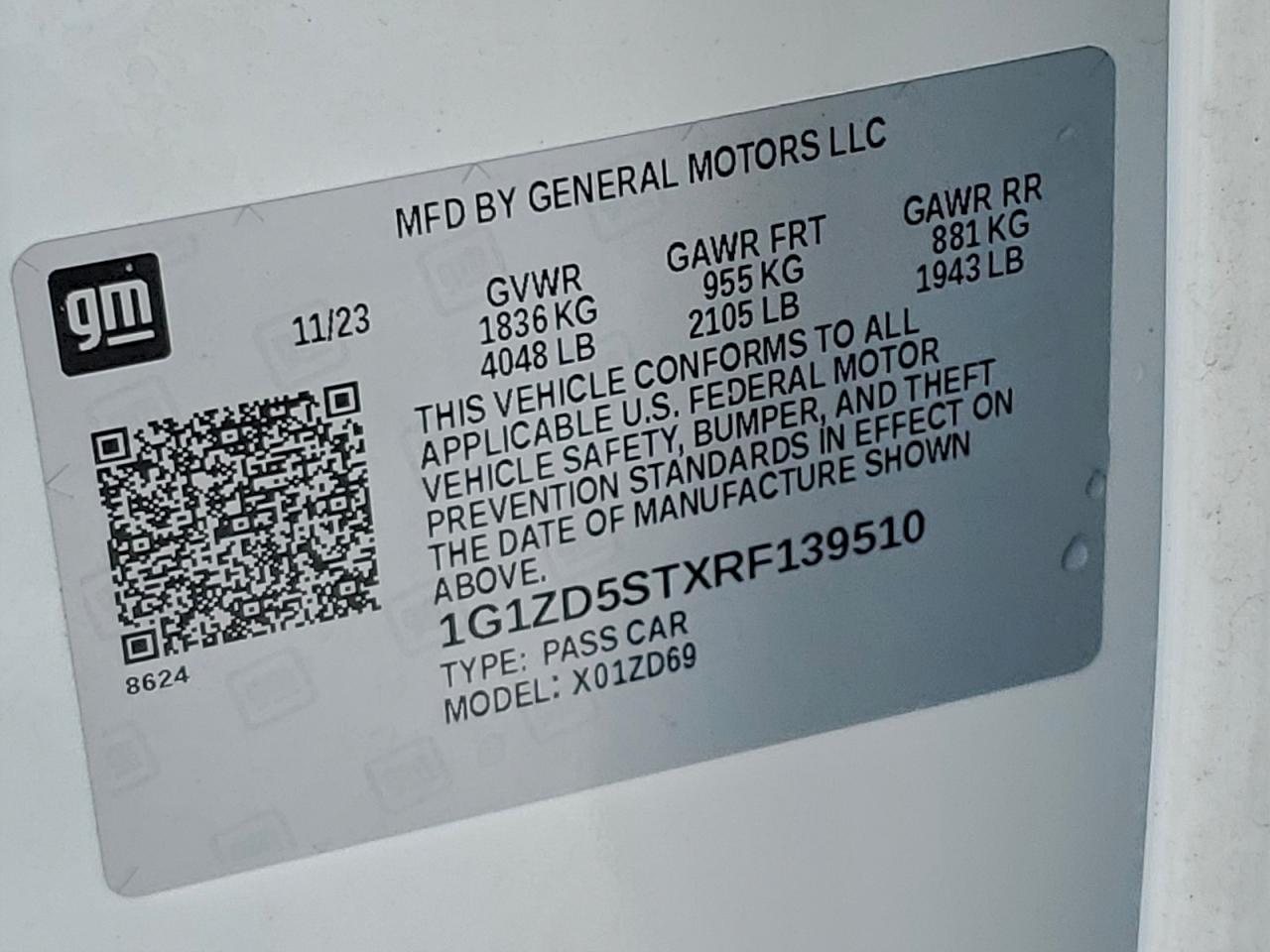 2024 CHEVROLET MALIBU LT photo 23