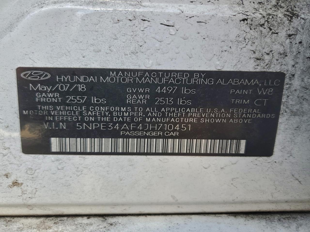 2018 HYUNDAI SONATA SPORT photo 25