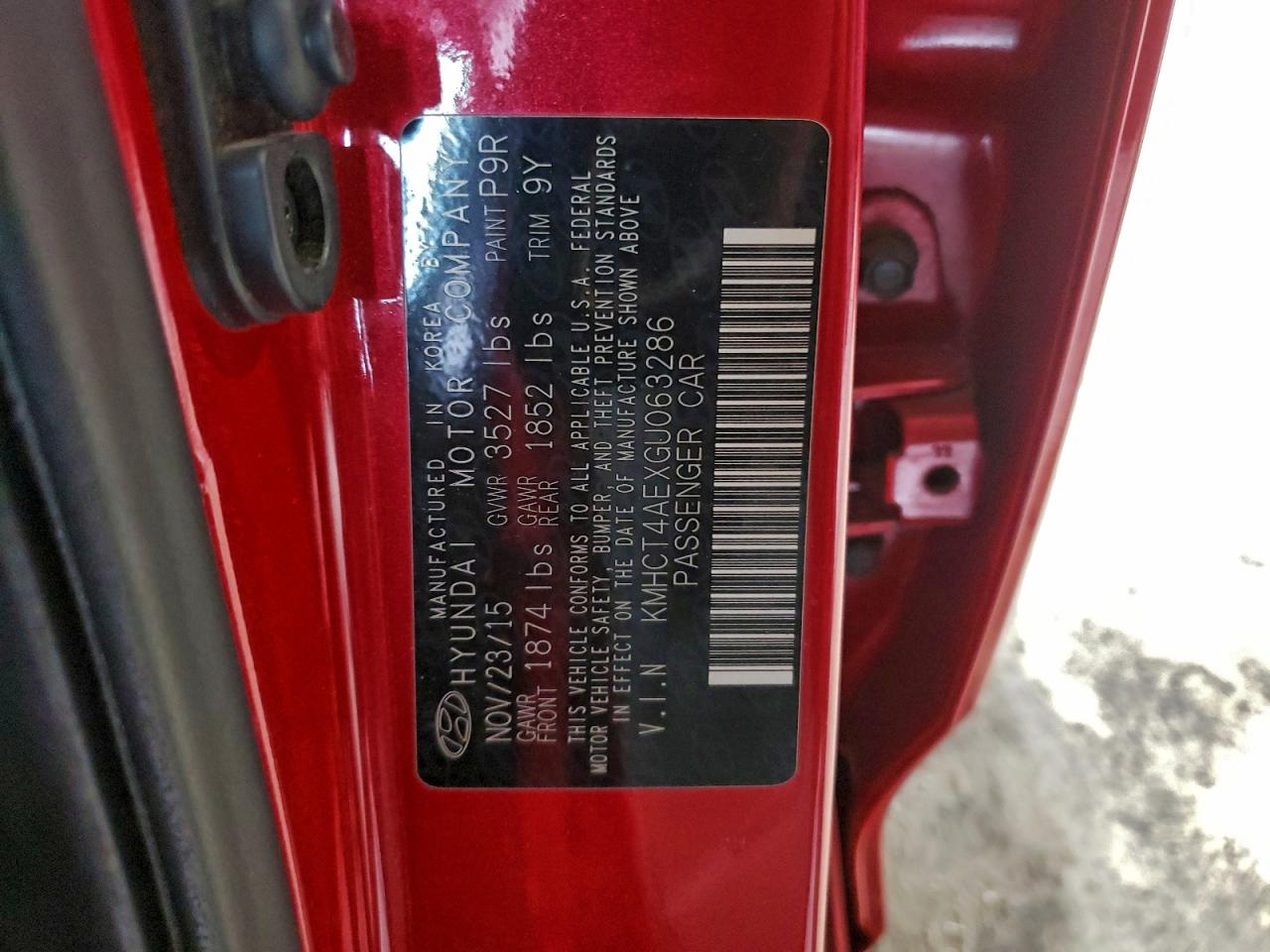 2016 HYUNDAI ACCENT SE photo 12