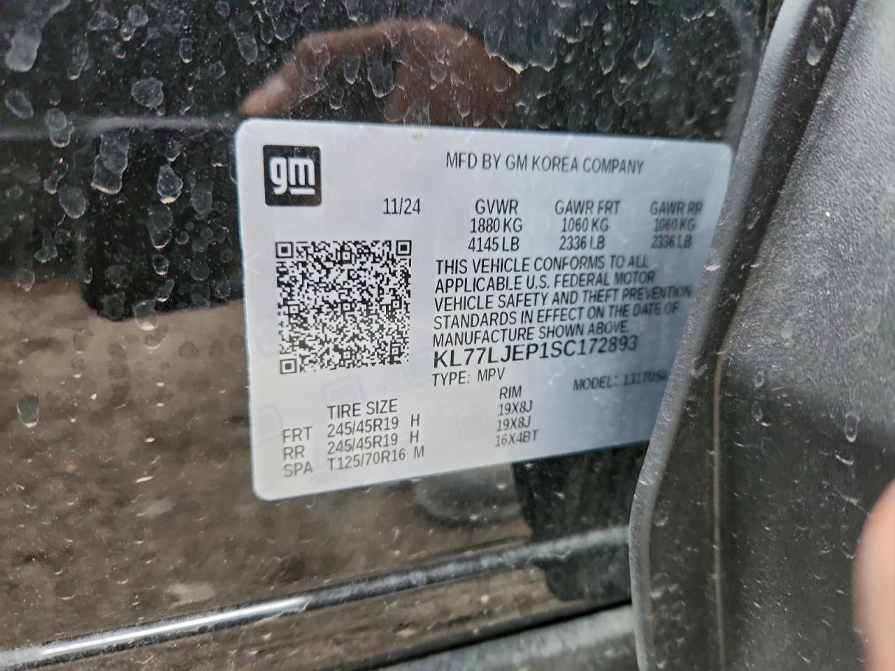 2025 CHEVROLET TRAX 2RS photo 12