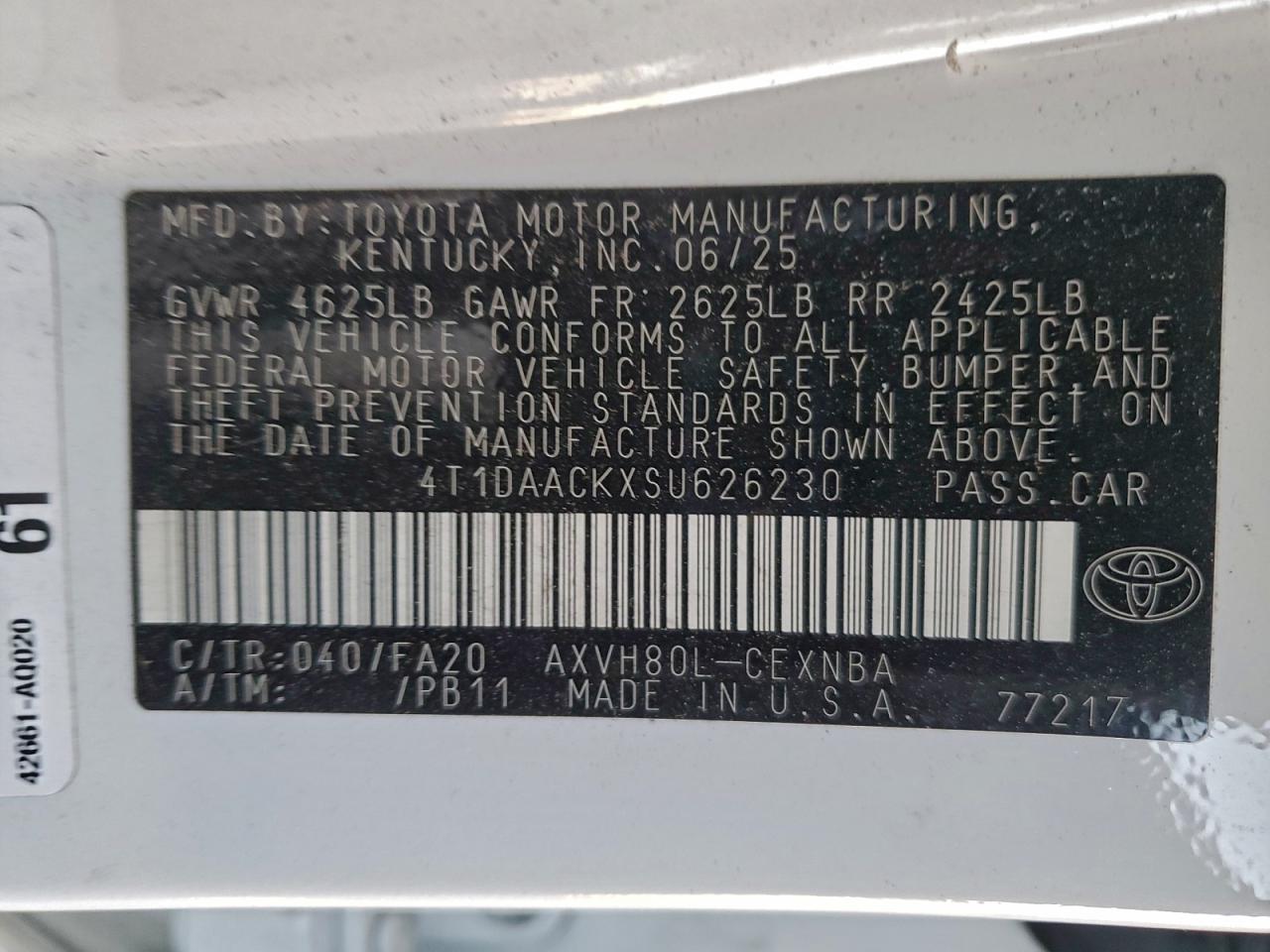 2025 TOYOTA CAMRY XSE photo 23