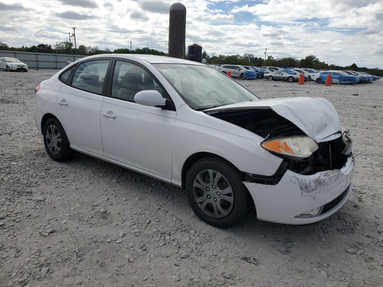 2010 HYUNDAI ELANTRA BLUE photo 7
