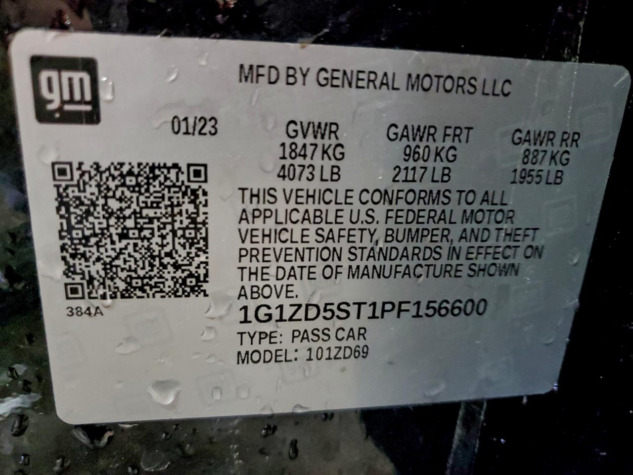 2023 CHEVROLET MALIBU LT photo 23