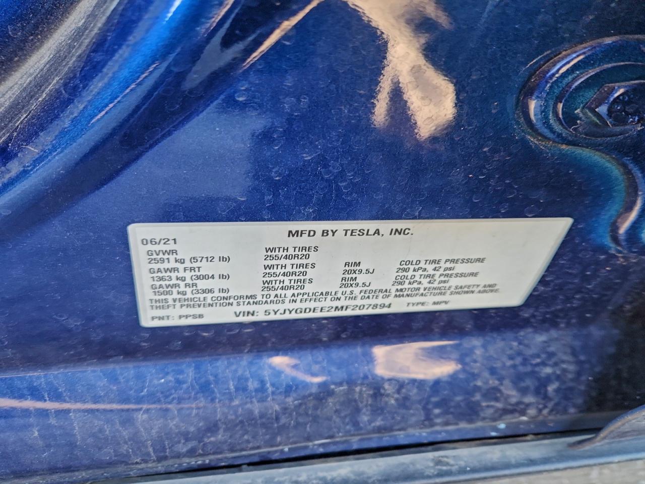 2021 TESLA MODEL Y photo 23