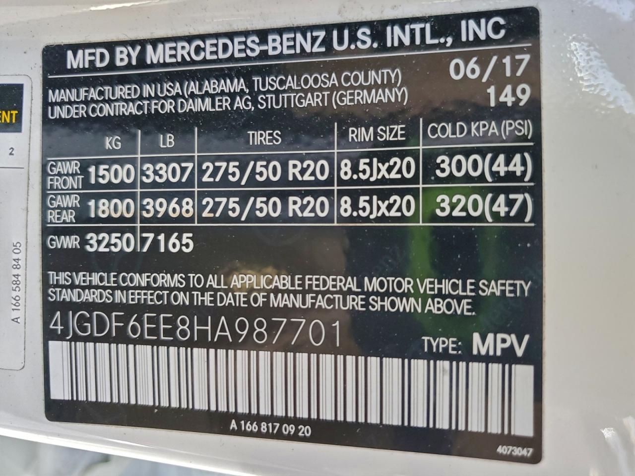 2017 MERCEDES-BENZ GLS 450 4MATIC photo 27