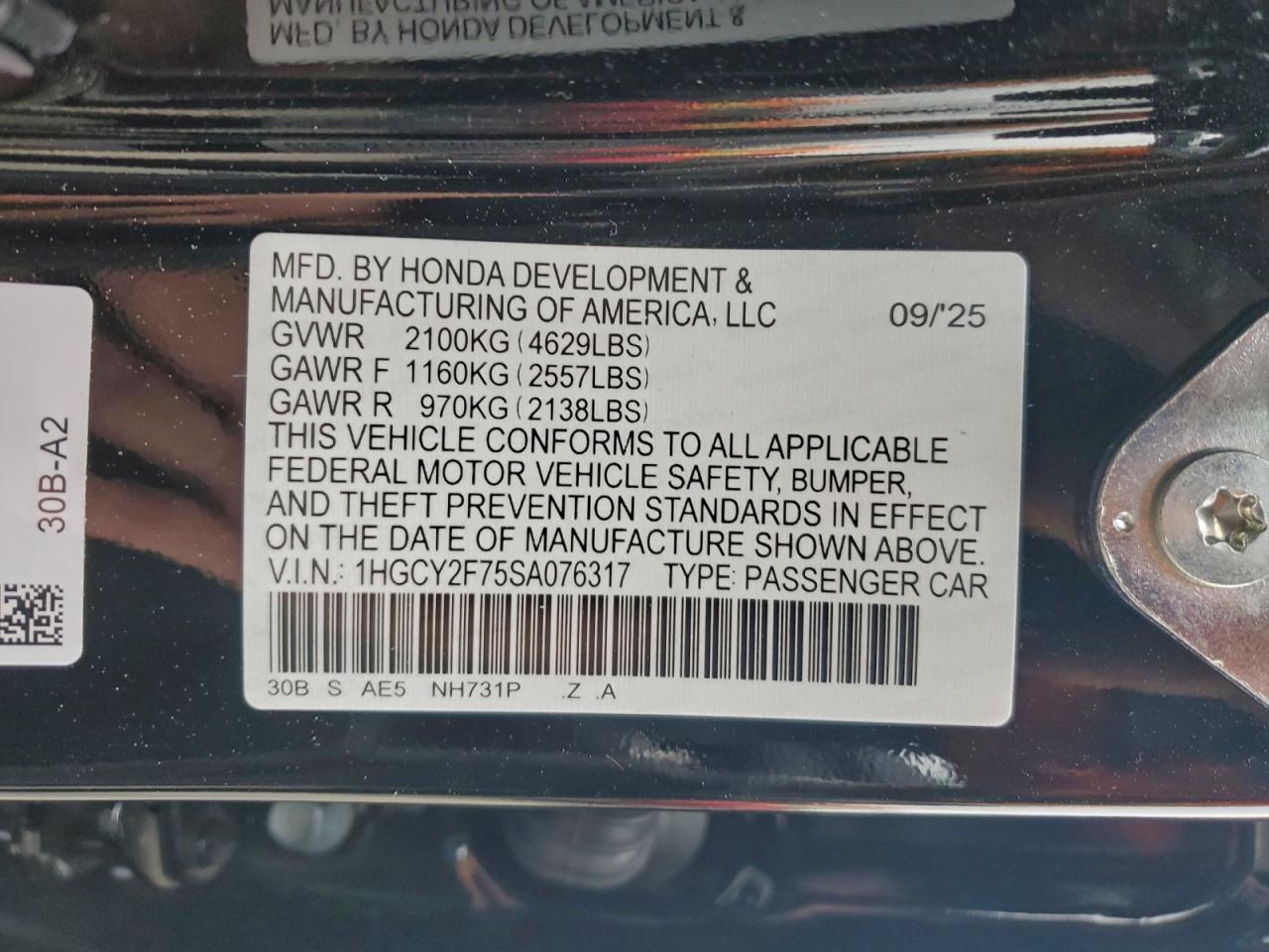 2025 HONDA ACCORD HYBRID SPORT-L photo 12