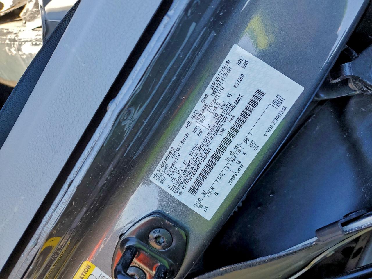 2023 FORD F150 SUPERCREW photo 12