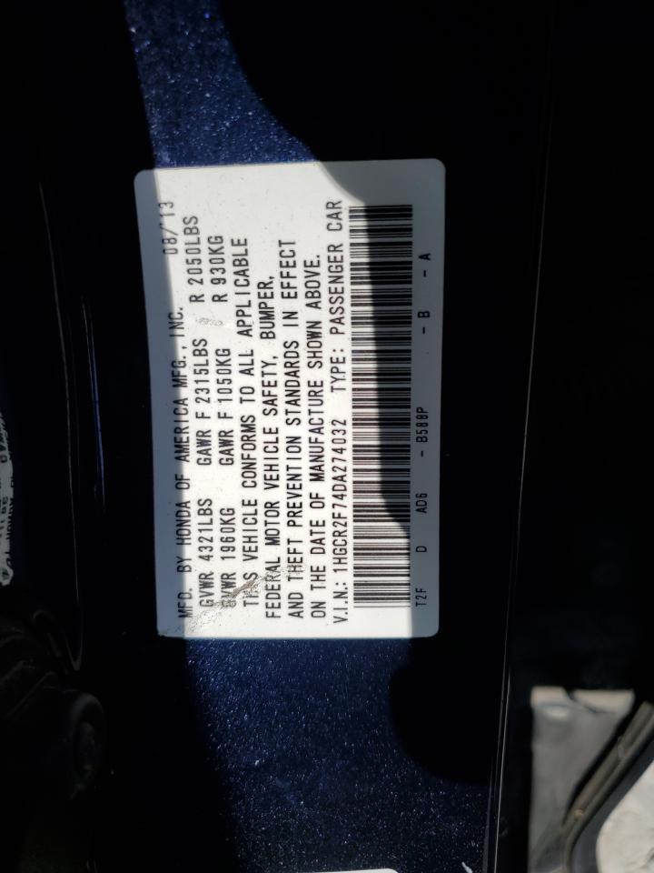 2013 HONDA ACCORD EX photo 37