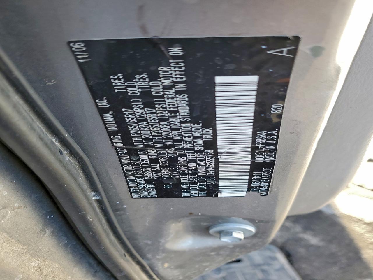 2006 TOYOTA TUNDRA photo 23