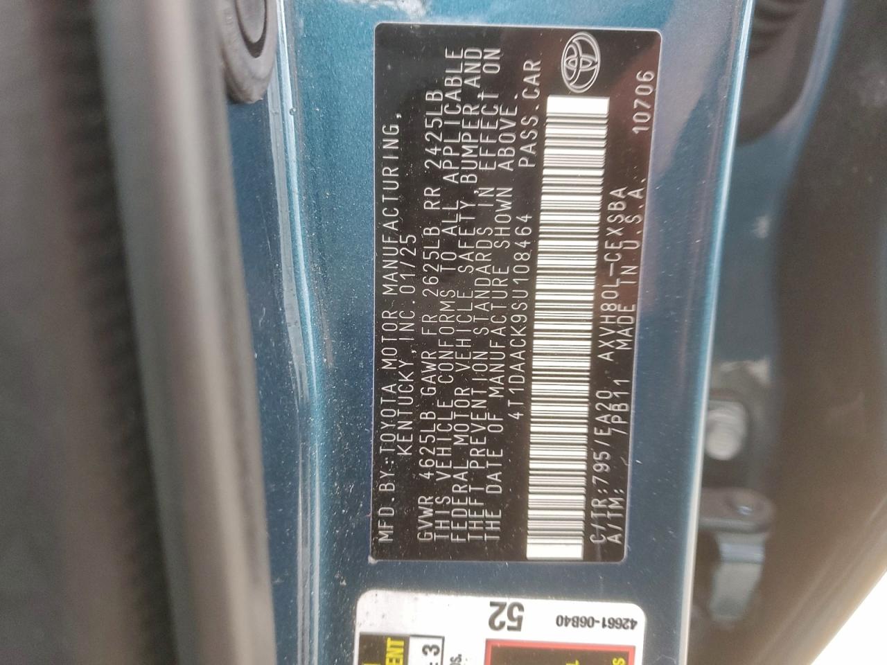 2025 TOYOTA CAMRY XSE photo 12