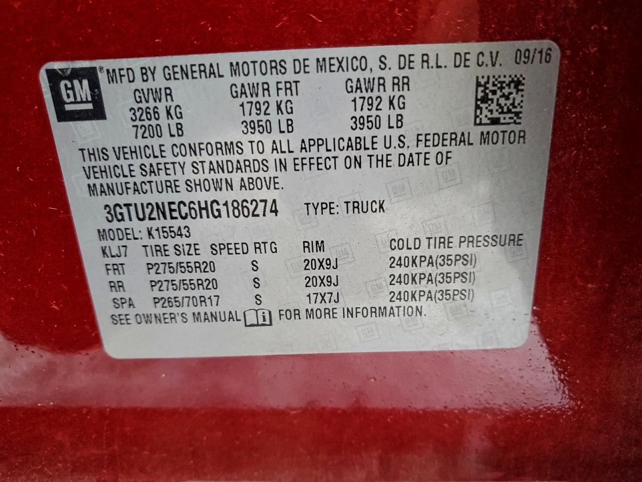 2017 GMC SIERRA K1500 SLT photo 12