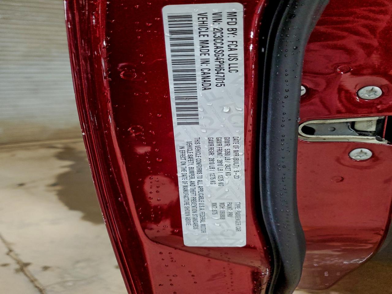 2023 CHRYSLER 300 TOURING L photo 25
