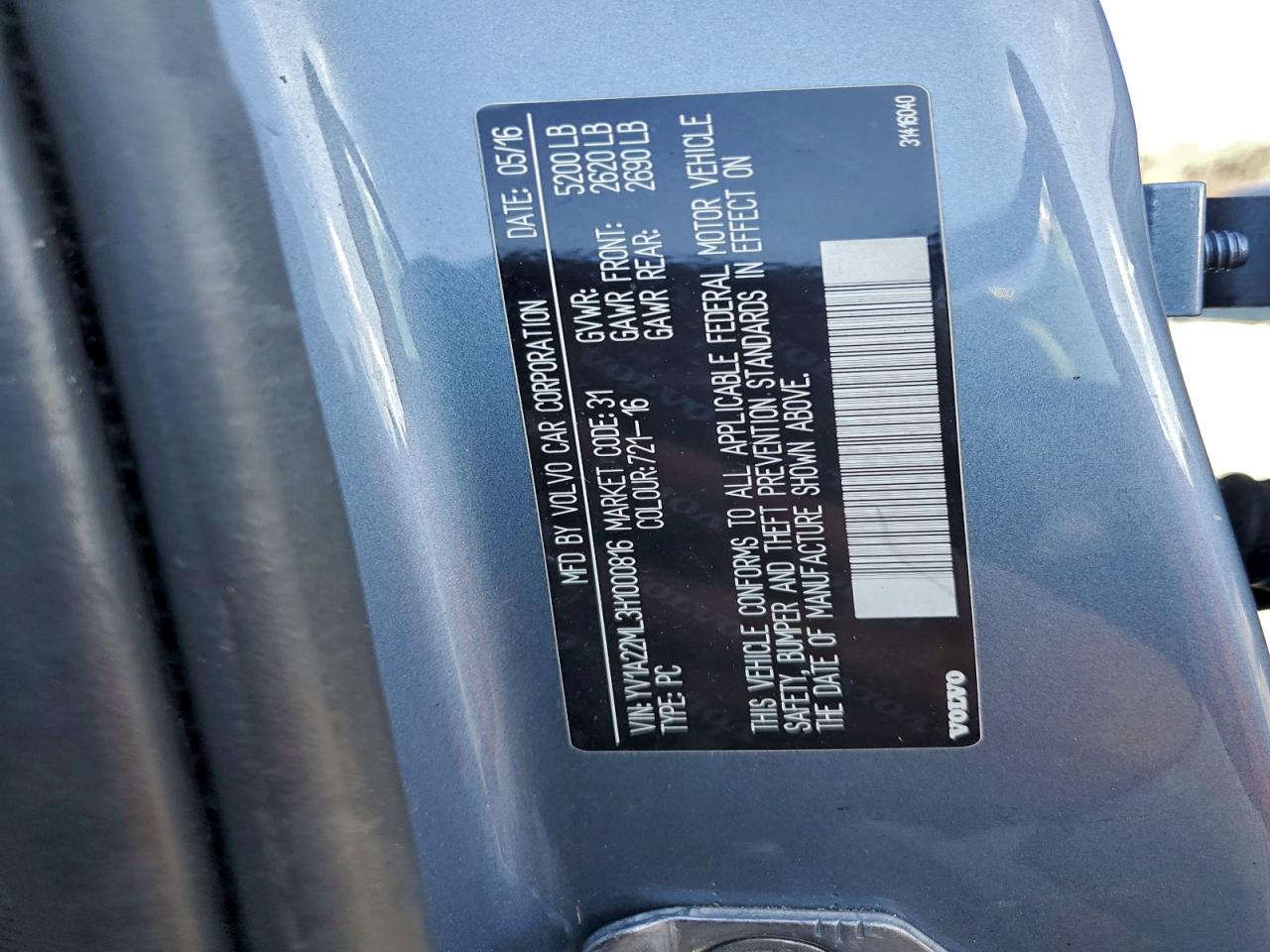 2017 VOLVO S90 T6 INSCRIPTION photo 12