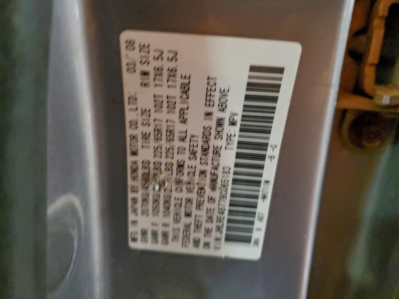 2008 HONDA CR-V EXL photo 13