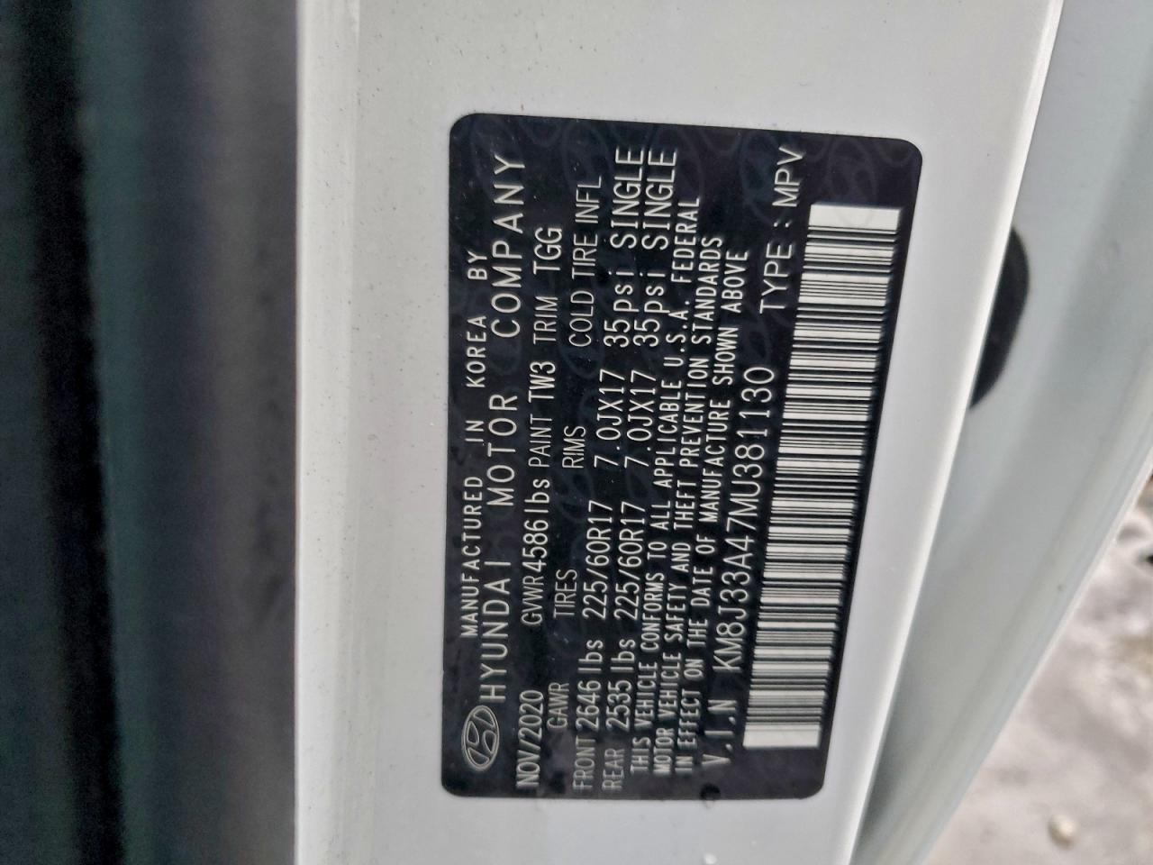 2021 HYUNDAI TUCSON VALUE photo 34