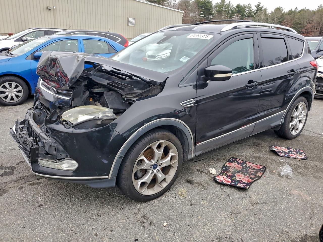 2014 FORD ESCAPE TITANIUM — FRONT END damage — photo 1