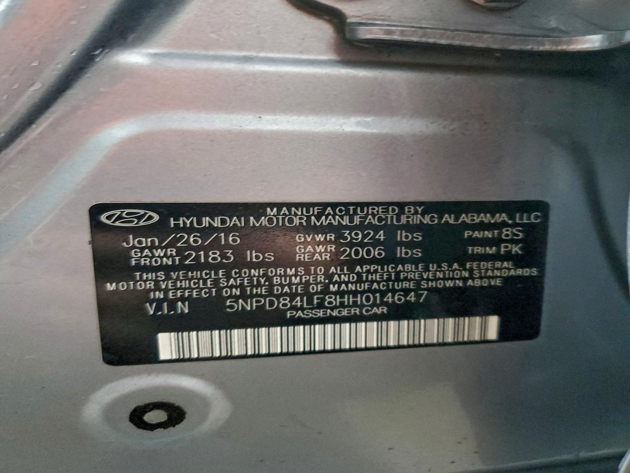 2017 HYUNDAI ELANTRA SE photo 34