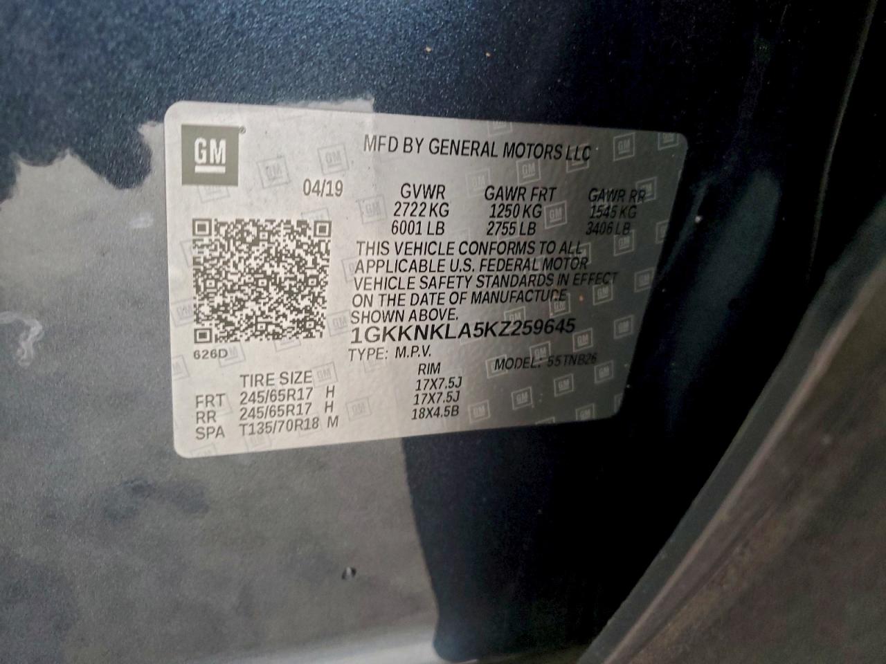 2019 GMC ACADIA SLE photo 13