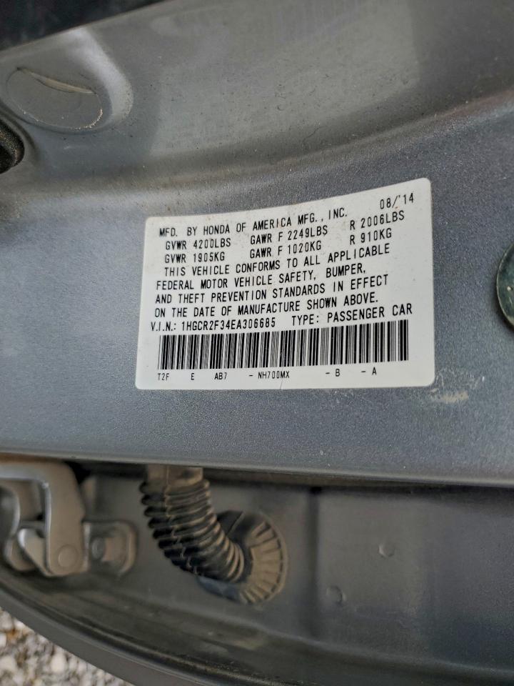 2014 HONDA ACCORD LX photo 23