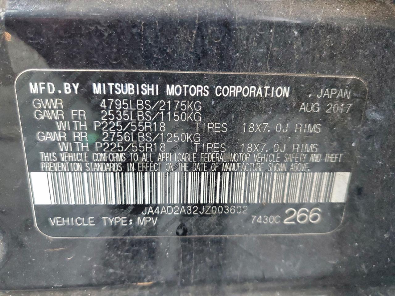 2018 MITSUBISHI OUTLANDER ES photo 14