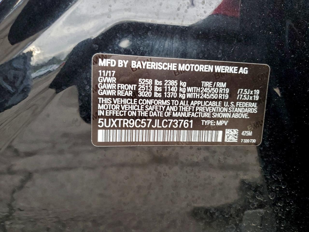 2018 BMW X3 XDRIVE30I photo 27