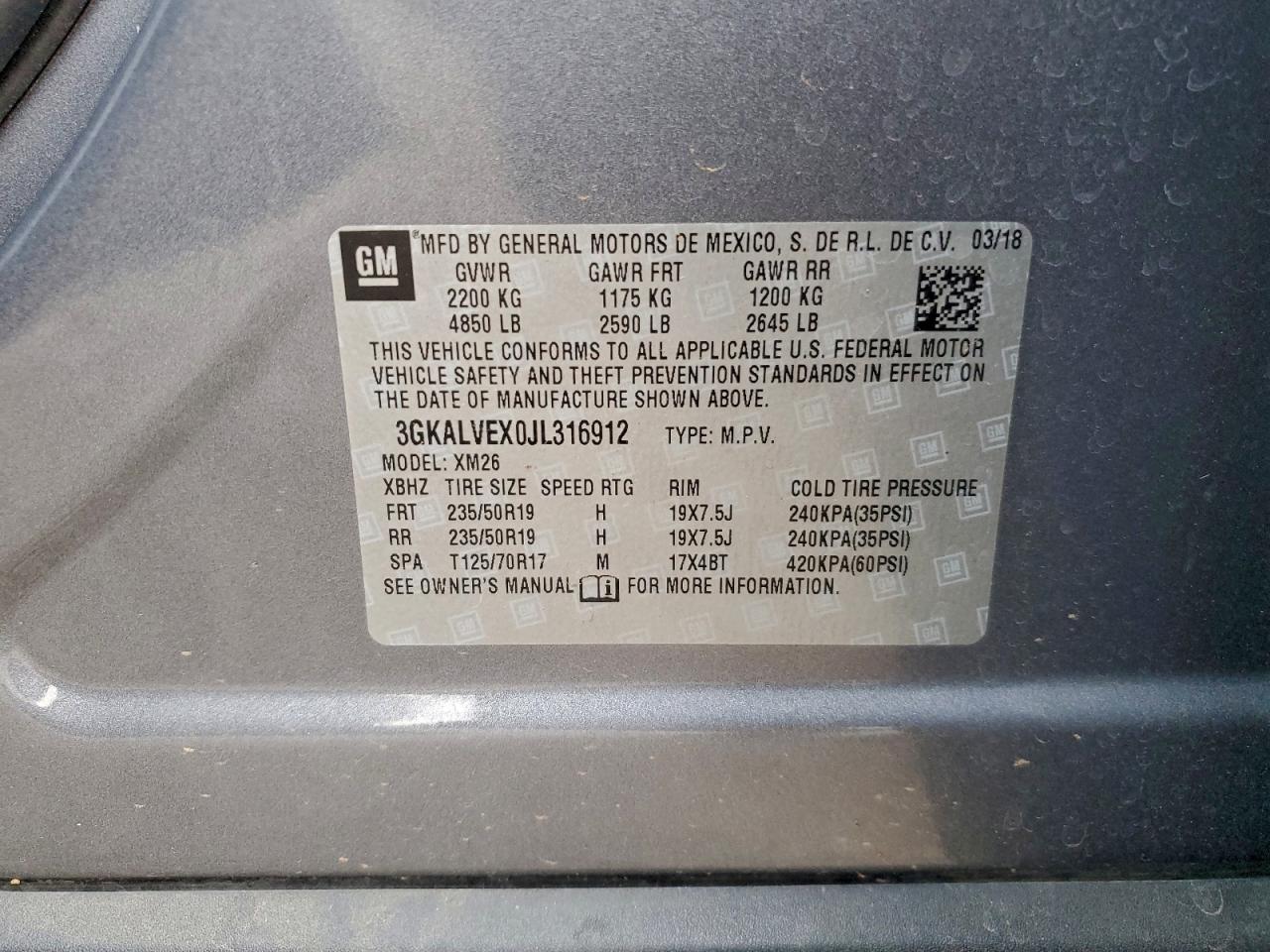 2018 GMC TERRAIN SLT photo 13