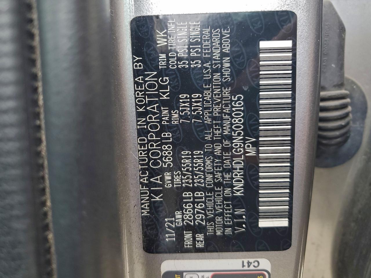 2022 KIA SORENTO photo 25