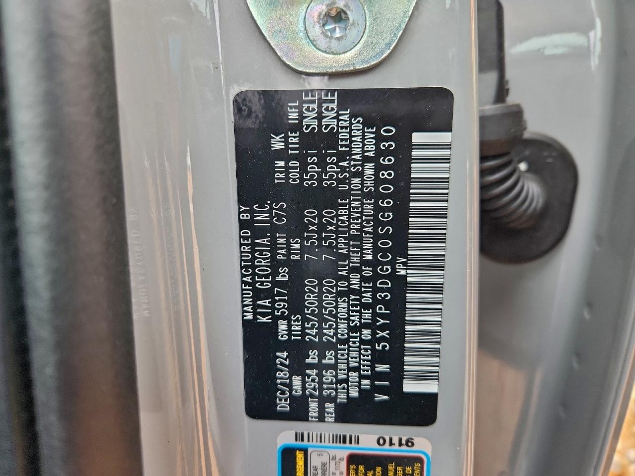2025 KIA TELLURIDE EX photo 27