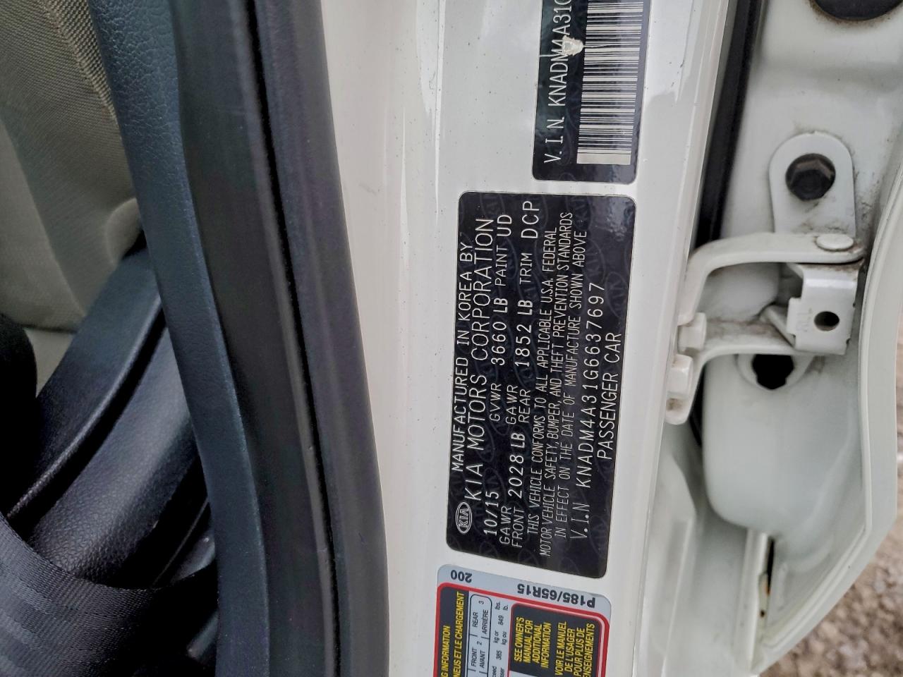 2016 KIA RIO LX photo 25