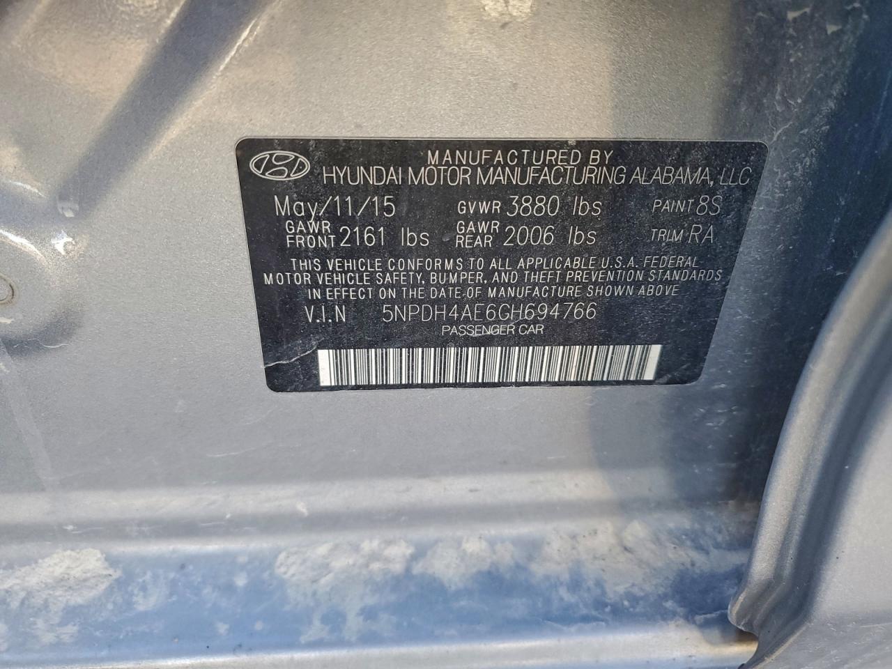 2016 HYUNDAI ELANTRA SE photo 23