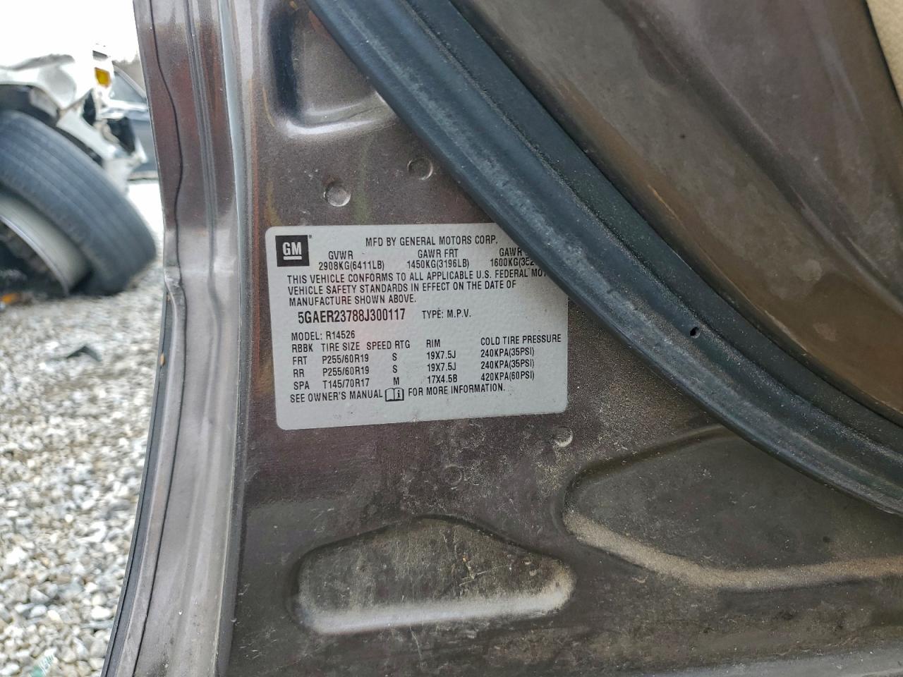 2008 BUICK ENCLAVE CXL photo 13