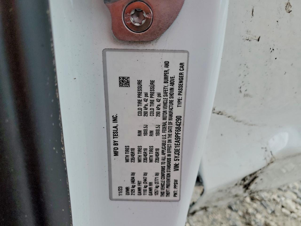 2023 TESLA MODEL 3 photo 23