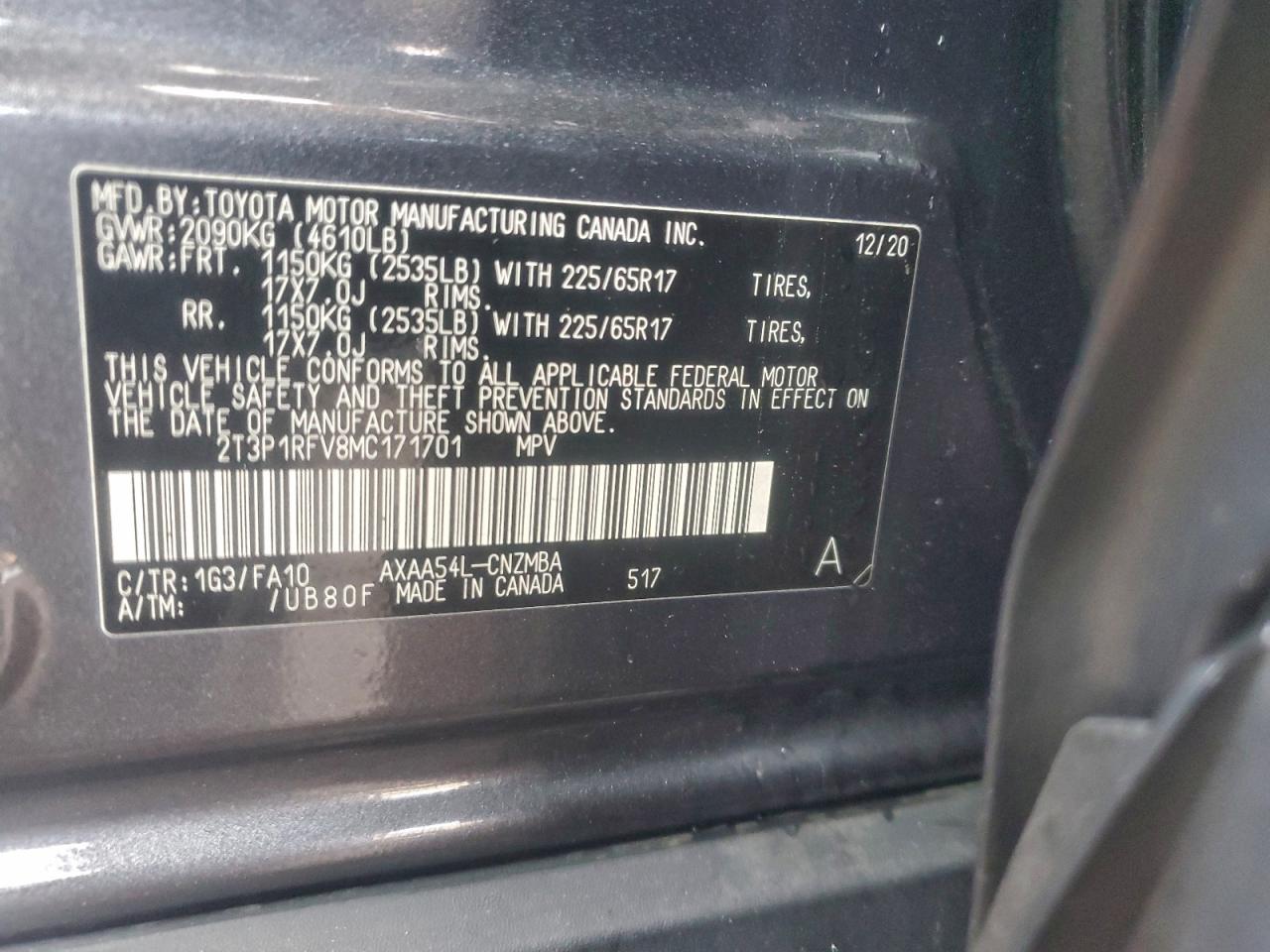 2021 TOYOTA RAV4 XLE photo 13