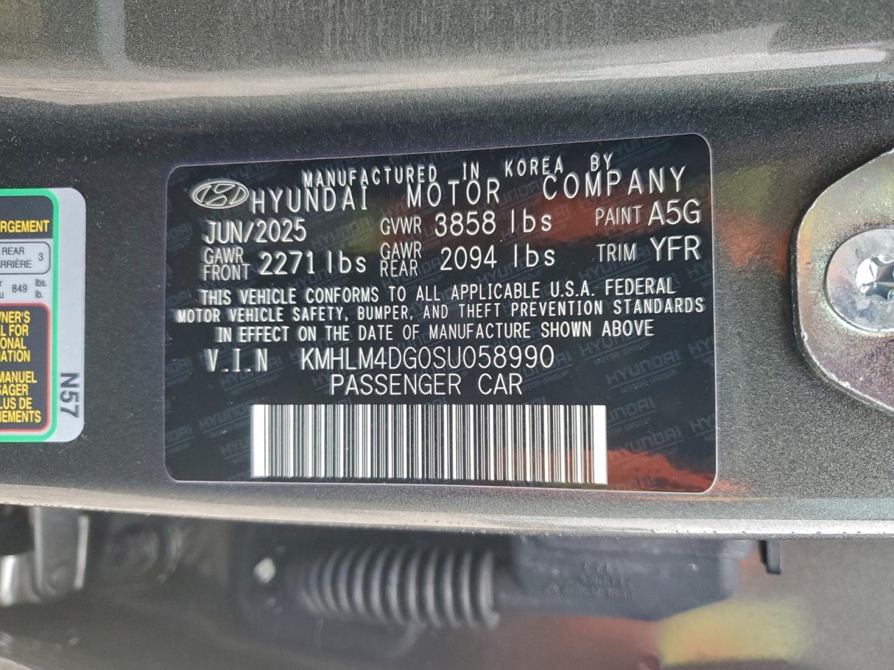 2025 HYUNDAI ELANTRA SEL SPORT photo 13