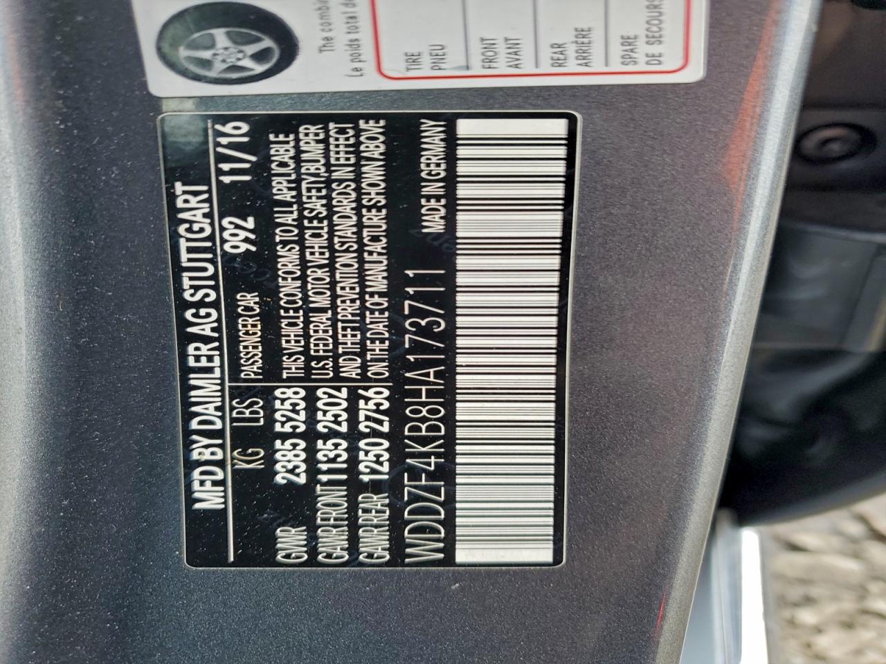 2017 MERCEDES-BENZ E 300 4MATIC photo 49