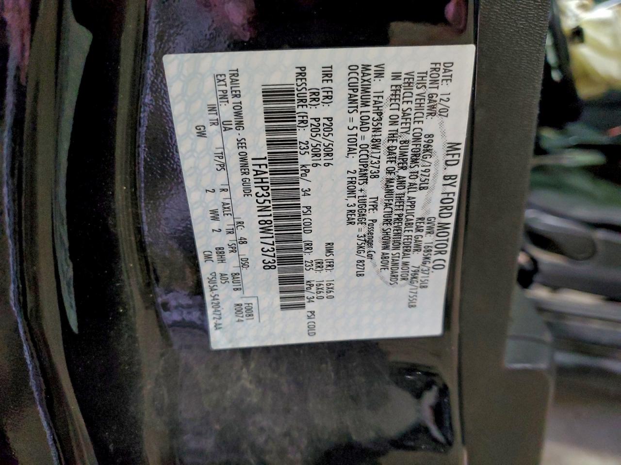 2008 FORD FOCUS SE photo 25