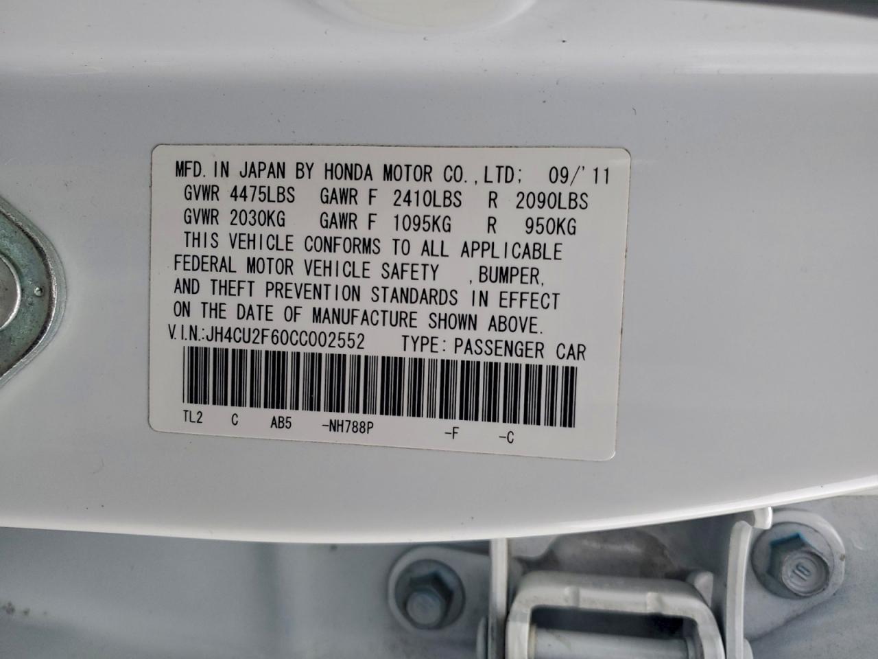 2012 ACURA TSX TECH photo 13