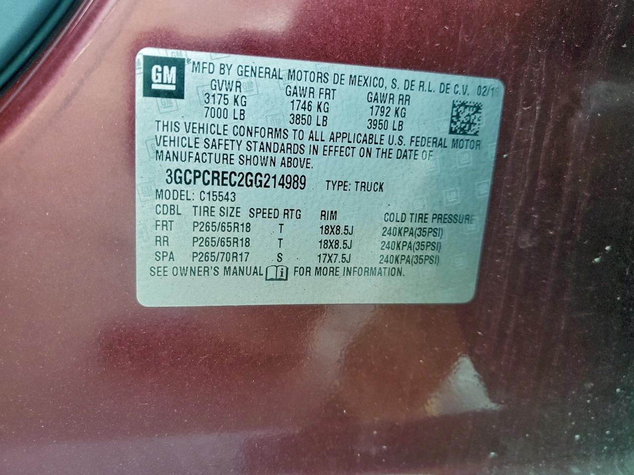 2016 CHEVROLET SILVERADO C1500 LT photo 12