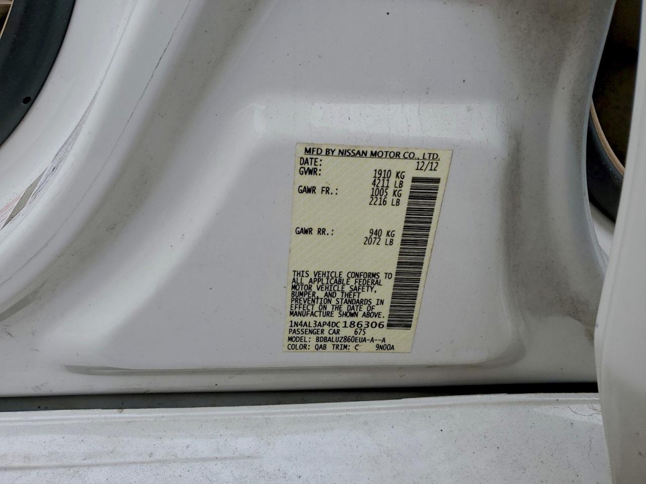 2013 NISSAN ALTIMA 2.5 photo 23