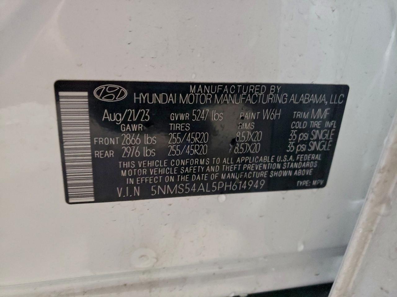 2023 HYUNDAI SANTA FE CALLIGRAPHY photo 13