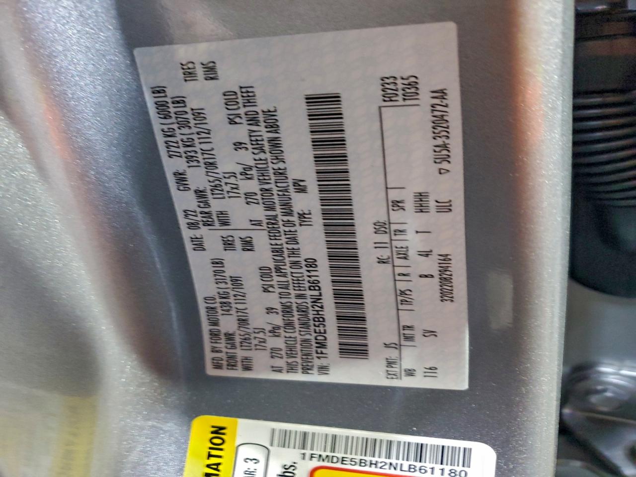 2022 FORD BRONCO BASE photo 23