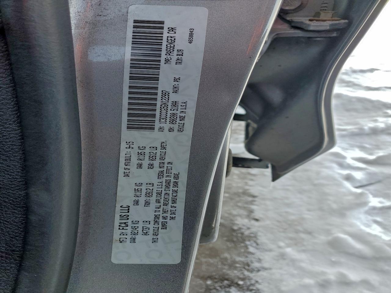 2016 CHRYSLER 200 C photo 12