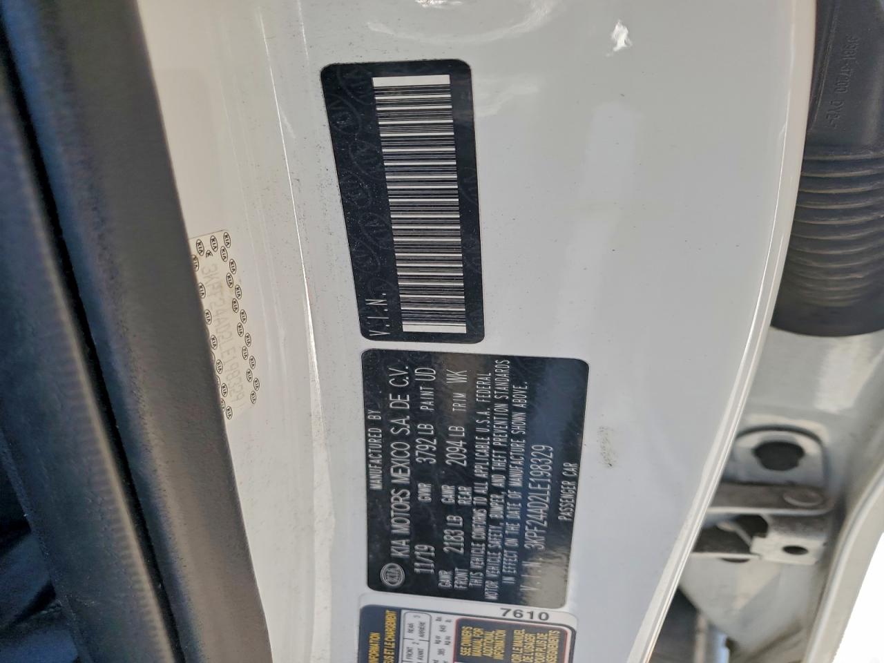2020 KIA FORTE LXS photo 25