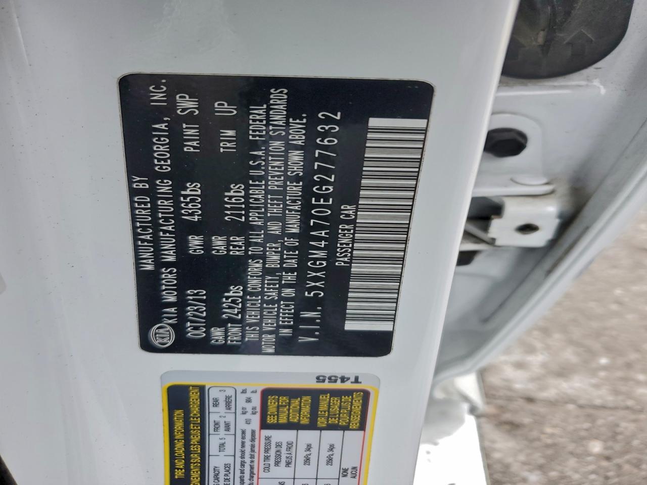 2014 KIA OPTIMA LX photo 12