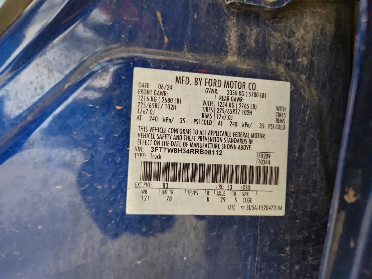 2024 FORD MAVERICK XLT photo 34
