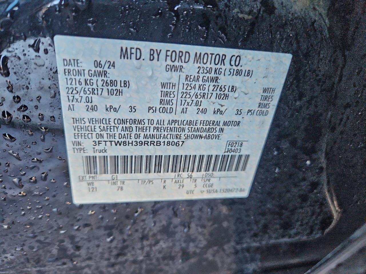 2024 FORD MAVERICK XLT photo 13